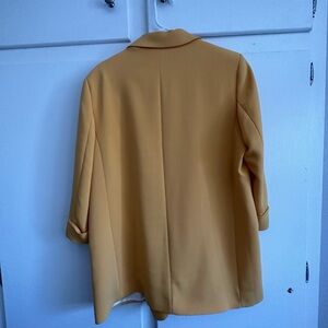 Zara blazer bright yellow color